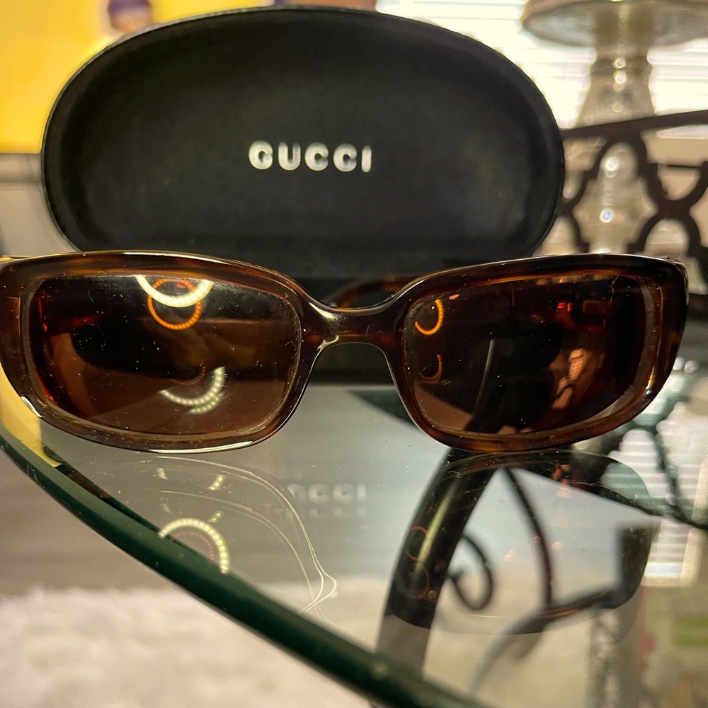 Gucci tortoise glasses frames